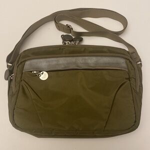 Kanana Project Type A Olive Green Medium Nylon Crossbody Bag NWOT